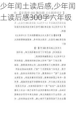 少年闰土读后感,少年闰土读后感300字六年级-第1张图片-二喜范文网