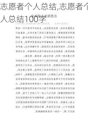 志愿者个人总结,志愿者个人总结100字-第3张图片-二喜范文网