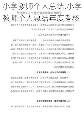 小学教师个人总结,小学教师个人总结年度考核-第2张图片-二喜范文网