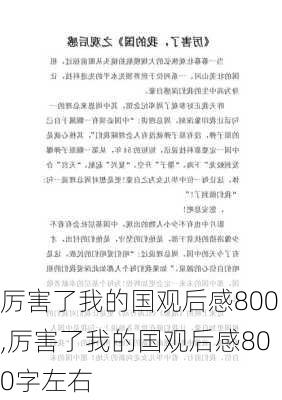 厉害了我的国观后感800,厉害了我的国观后感800字左右-第3张图片-二喜范文网