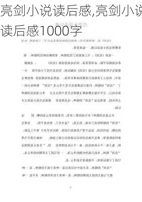 亮剑小说读后感,亮剑小说读后感1000字-第2张图片-二喜范文网