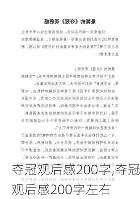 夺冠观后感200字,夺冠观后感200字左右-第3张图片-二喜范文网