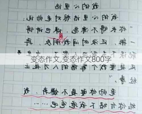 变态作文,变态作文800字