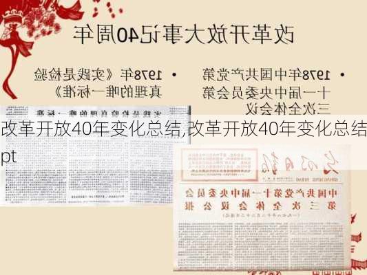 改革开放40年变化总结,改革开放40年变化总结ppt-第3张图片-二喜范文网