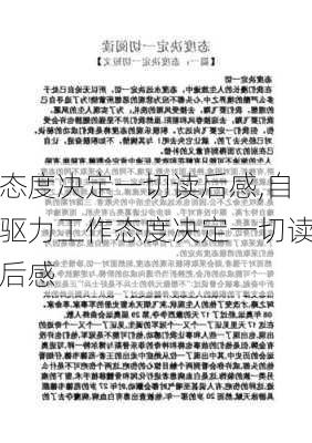 态度决定一切读后感,自驱力工作态度决定一切读后感-第3张图片-二喜范文网