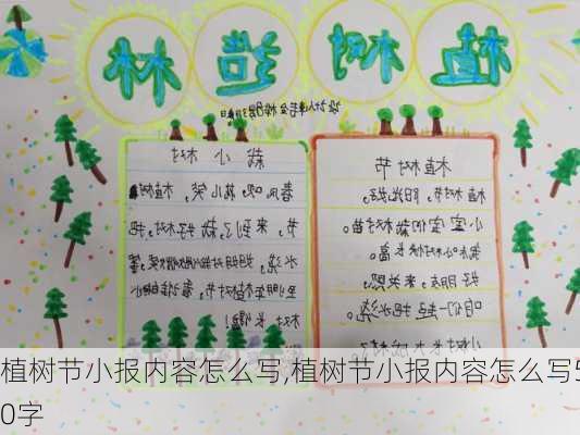 植树节小报内容怎么写,植树节小报内容怎么写50字-第2张图片-二喜范文网