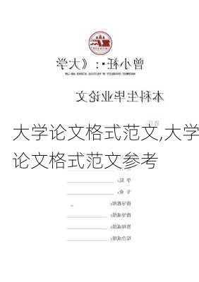 大学论文格式范文,大学论文格式范文参考-第2张图片-二喜范文网