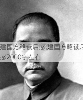 建国方略读后感,建国方略读后感2000字左右-第2张图片-二喜范文网