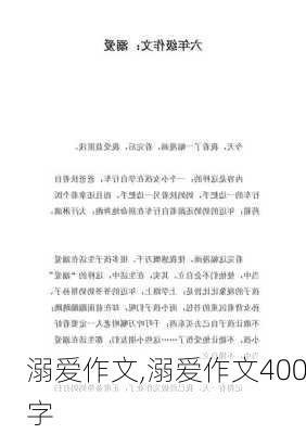 溺爱作文,溺爱作文400字-第2张图片-二喜范文网