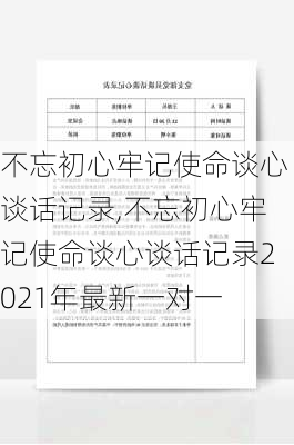 不忘初心牢记使命谈心谈话记录,不忘初心牢记使命谈心谈话记录2021年最新一对一-第3张图片-二喜范文网