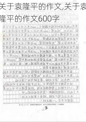 关于袁隆平的作文,关于袁隆平的作文600字-第1张图片-二喜范文网