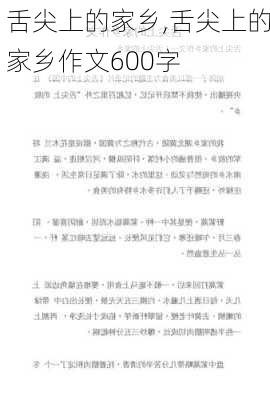 舌尖上的家乡,舌尖上的家乡作文600字-第1张图片-二喜范文网