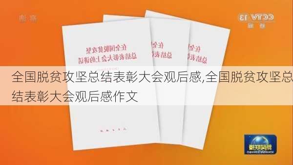 全国脱贫攻坚总结表彰大会观后感,全国脱贫攻坚总结表彰大会观后感作文-第1张图片-二喜范文网