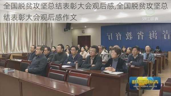 全国脱贫攻坚总结表彰大会观后感,全国脱贫攻坚总结表彰大会观后感作文-第2张图片-二喜范文网