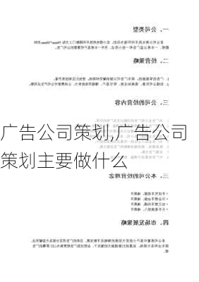 广告公司策划,广告公司策划主要做什么-第1张图片-二喜范文网