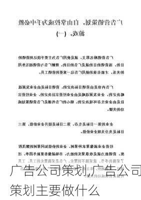 广告公司策划,广告公司策划主要做什么-第3张图片-二喜范文网