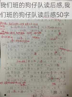 我们班的狗仔队读后感,我们班的狗仔队读后感50字-第2张图片-二喜范文网