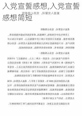 入党宣誓感想,入党宣誓感想简短-第2张图片-二喜范文网