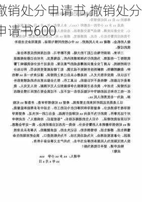 撤销处分申请书,撤销处分申请书600-第2张图片-二喜范文网