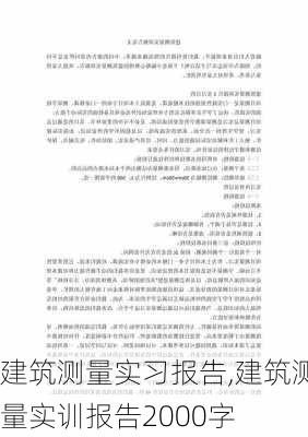 建筑测量实习报告,建筑测量实训报告2000字-第3张图片-二喜范文网